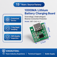 Module de charge de batterie 1000 mA FR-4 PCBA XRT-CH2 pour appareils électroniques