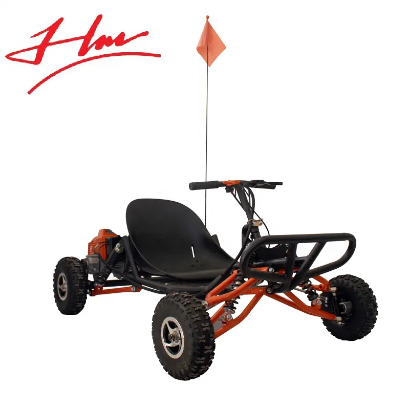 Patent design shock suspension mini go kart smart displacement gas racing buggy for teenagers