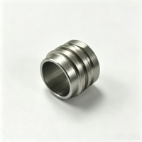 Manchon de couplage en alliage d'aluminium usiné CNC sur mesure, adaptateur de tube métallique usiné avec précision