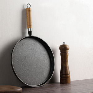 Padella in Ghisa Pretrattata per Crêpes e Galette Tradizionali, Utensile da Cucina Ecologico e Vintage - Product Image 5