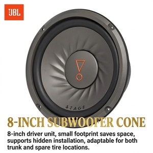 Haut-parleur de voiture <span class=keywords><strong>JBL</strong></span> STAGE 82, unité de subwoofer de 8 pouces pour caisson de subwoofer - Product Image 3