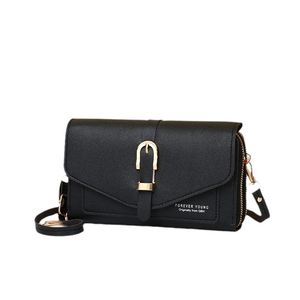 Bolso <span class=keywords><strong>Bandolera</strong></span> de Moda para Mujer, Estilo Nuevo, con Cremallera Doble y Compartimento Largo para Teléfono Móvil - Product Image 5