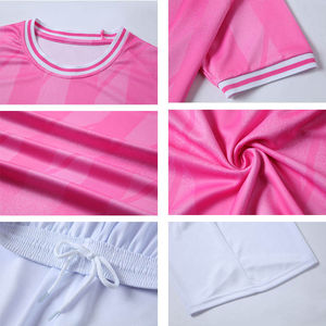 थोक फुटबॉल वर्दी सेट स्वचालित कटिंग के साथ व्यक्तिगत कस्टम लोगो फुटबॉल टी-शर्ट - Product Image 5