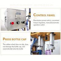 Machine de vissage semi-automatique de bouchons en plastique GUANYU pour têtes de pompe de bureau