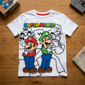 2018 vente chaude SuperMarino imprimé T-Shirt pour garçons coton matériel pas cher Bangladesh vêtements pour enfants pour la saison de printemps - Product Image 3
