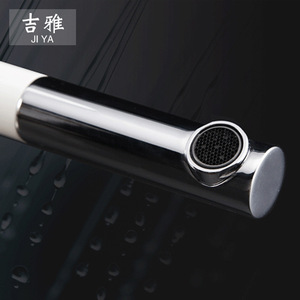 Grifos de Lavabo Monomando de Agua Fría y Caliente, Pintados en Blanco, Montaje de 3 Orificios, Giratorios, para Encimera o Bajo Encimera, con Sensor Táctil - Product Image 4