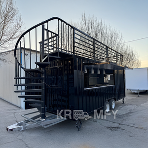 Conteneur mobile préfabriqué de 20 pieds pour café, restaurant, bar, kiosque, boulangerie, boutique, cuisine mobile - Product Image 1