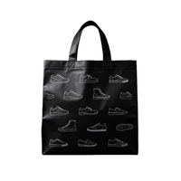 Sac de vêtement en non-tissé laminé robuste, imperméable, pour emballage de magasin de mode
