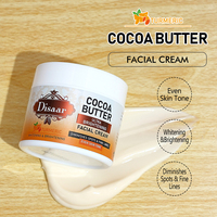 Crème Hydratante Visage en Gros au Beurre de Cacao et Curcuma avec Acide Kojique – Atténue les Taches et les Ridules – Crème Éclaircissante pour le Visage