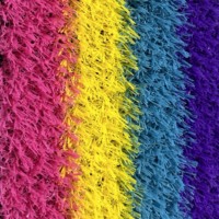 Gute Qualität Bunter Regenbogen Hochwertiger Kunstrasen Teppich Synthetischer Rasen für Outdoor School Gym Plaza Dekoration