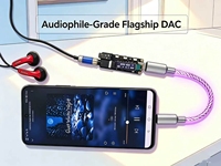 Dongle DAC Type C ES9039Q2M |   Amplificateur de casque HiFi portable avec écran OLED, cartes son, DAC, accessoires audio, équilibré