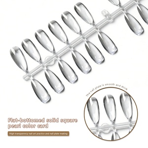 Set da 120/240/320 pz. per unghie: Espositore per smalto gel trasparente a <span class=keywords><strong>colori</strong></span> naturali, tavoletta ovale/quadrata per campionario <span class=keywords><strong>colori</strong></span>, cartella <span class=keywords><strong>colori</strong></span> per nail art - Product Image 5