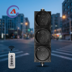 Lámpara de Pared con Control Remoto Programable, 3 Luces LED (Rojo/Verde/Ámbar), Alimentación Solar y por Cable, con Certificación CE - Product Image 2