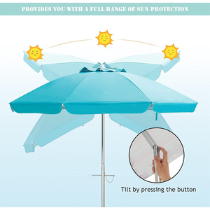 Wholesale Outdoor <strong>Umbrella</strong> <strong>Sun</strong> <strong>Umbrella</strong> Portable <strong>Beach</strong> With Tilt and Sand Anchor, Hot Selling Uv Protection <strong>Sun</strong> <strong>Umbrella</strong> <strong>Beach</strong> - Product Image 5
