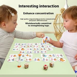 Directo de fábrica Tablero de madera Juegos de rompecabezas Circo Juegos de cartas a juego para bebé Diversión Variedad de colores - Product Image 3