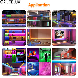 Tira de Luces LED RGB COB de Alta Luminosidad y Flexibilidad, 10-14W, 576 LED/m, 768 LED/m, 840 LED/m, DC 12V 24V, RGB, 8mm, 10mm - Product Image 6