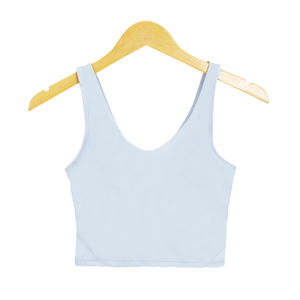 Haut de sport pour femme très élastique, brassière de yoga à séchage rapide, bretelles réglables en T, sans couture, grande taille, écologique - Product Image 5