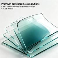 Verre trempé à motifs avec épaisseur personnalisée et bord poli pour la construction de murs-rideaux, de cloisons, de fenêtres et de portes