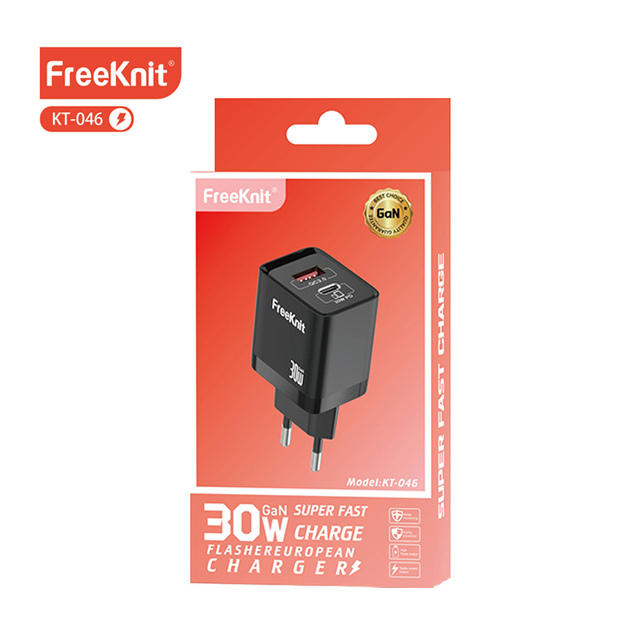 QC3.0 EU Power Adapter Mobile Phone Accessories USB Type-C Fast Charging for Phone PD 30W Wall Charger