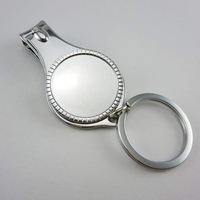 Coupe-ongles multifonction avec logo personnalisé 3 en 1 Ouvre-bouteille Porte-clés Coupe-ongles