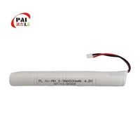 Grosir paket baterai NiMH 2/3 AA500mAh 4.8v kustom merek PL 110g untuk mainan elektronik konsumen kapal selam-berbagai tegangan AA