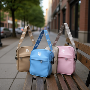 Borsa a Tracolla da Donna Ny 22x17x6cm con Design a Lettere, Zaino Crossbody - Product Image 2