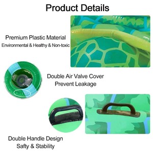 Tapis <span class=keywords><strong>d</strong></span>'<span class=keywords><strong>eau</strong></span> de plage, <span class=keywords><strong>tortue</strong></span> de sport gonflable flottant, tapis de piscine gonflable <span class=keywords><strong>pour</strong></span> adulte, salon, île flottante - Product Image 6