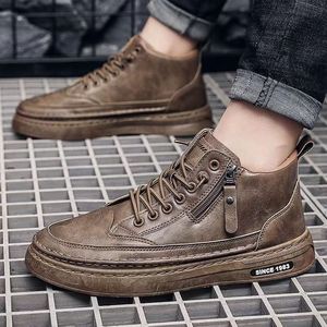 Nouvelles <span class=keywords><strong>Bottes</strong></span> Montantes Décontractées pour Hommes <span class=keywords><strong>2023</strong></span> – Chaussures de Marche <span class=keywords><strong>Tendance</strong></span> - Product Image 5