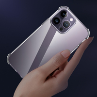 Nouvelle coque TPU antichoc en silicone transparente pour iPhone 16 Pro Max 15 14 plus 13 12 mini case