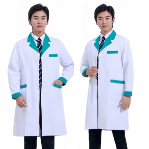 एक समान व्यक्तिगत चिकित्सक प्रयोगशाला कोट मेडिकल स्क्रैब अस्पताल नर्सों के लिए नर्सिंग वर्दी लैब कोट - Product Image 4