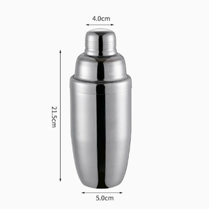 DF 01 Ensemble de shaker à cocktails en acier inoxydable à trois étages, style minimaliste moderne, pour usage domestique, kit de démarrage - Product Image 6