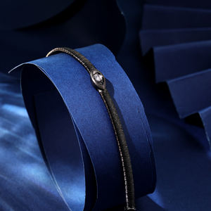 Bijoux de mode promotionnels, argent sterling 925, rhodié noir, zircon, bracelet tendance en forme d'œil, charme chrétien, cadeaux pour femmes, usage quotidien - Product Image 3