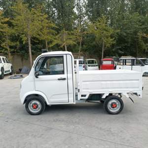 Prix d'usine Nouveau mini-camion électrique de livraison à basse vitesse avec freins à disque sur 4 roues, moteur 50 kW, marque NE, autonomie <100 km pour adultes - Product Image 3