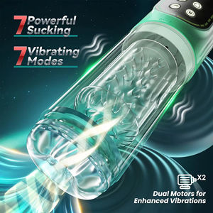 IPX7 Fully Waterproof Vacuum Pump <b>Thrusting</b> Rotating Sucking Automatic Male Masturbation Cup Electric Man Stroker <b>Machines</b> - Product Image 3