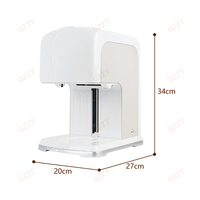 Perangkat lunak Printer kopi 3d ditingkatkan, cetak coklat kue seni cappucino Latte dengan satu cangkir cetak swafoto
