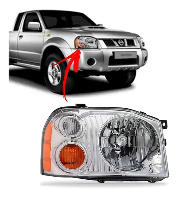 Farol Nis-san F-rontier 2003 2005 2006 2007 Lado Direito 26010-VK400 Heal Lamp 26010VK400