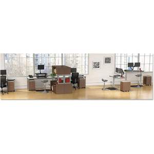 Base de table électrique réglable en hauteur à 3 niveaux Alera Adaptegrgo 48,06" x 24,35" x 25" 50,7" avec contrôle mémoire pour bureaux - Product Image 2