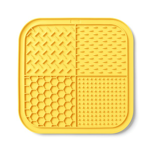 Pet Licking <b>Pad</b> Silicone Cat and Dog Slow Food Plate <b>Suction</b> Cup Licking Slow Food <b>Pad</b> Dog Anti Choking Silicone Slow Food Plate - Product Image 3