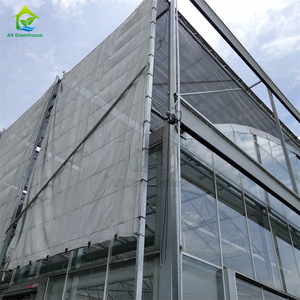 Serres agricoles de mur de verre de cadre en aluminium préfabriqué de Multispan de grand espace d'usine avec le système croissant hydroponique - Product Image 4