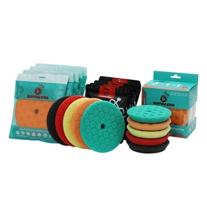 Fonte di fabbrica 3/5/6in durevole tamponi lucidanti in spugna di poliuretano DA/RO lucidatrice per Auto con dettagli in schiuma tampone per la cura automatica - Product Image 5