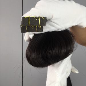 Jasminebeauty - Extensiones de Cabello Humano Virgen Remy con Cinta Adhesiva, Cabello Liso Europeo, Doble Trama - Product Image 5