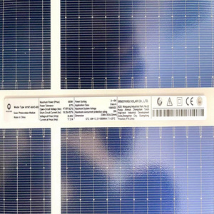 แผงโซลาร์เซลล์ Hjt 685w 182มม.x182มม. แบบฮาล์ฟคัท 132 เซลล์ โมดูลไฟฟ้าโซลาร์เซลล์ - Product Image 2