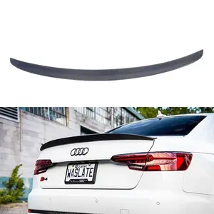 YTB Factory In Stock Carbon Fiber For 2017-2022 AUDI To A4 S4 B9 Spoiler S Style Avant poiler