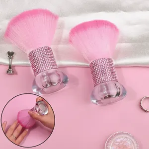 1Pcs Diamond Inlaid Mushroom Head Powder <b>Brush</b> Makeup Cleaning <b>Brush</b> Powder Blusher <b>Brush</b> <b>Nail</b> Powder <b>Brush</b> <b>Nail</b> <b>Brush</b> Tool - Product Image 3
