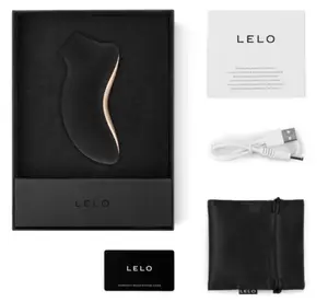 Cho Lelo Sona 2 màu đen âm vật hút kích thích G Spot Vibrator Đồ chơi tình dục cho người phụ nữ quan hệ tình dục