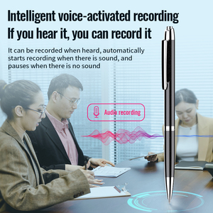 Grabadora de <span class=keywords><strong>Voz</strong></span> con Reproductor MP3 de un Solo Clic, Bolígrafo <span class=keywords><strong>Grabador</strong></span> para Reuniones y Entrevistas - Product Image 4