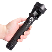 STARYNITE Ventes Chaudes Lampe Torche LED Rechargeable Zoomable 2000 Lumens XHP70 Alimentée par 2x26650 ou 2x18650 Batteries
