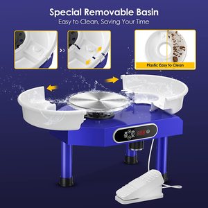 Máy làm gốm điện 25CM, máy nặn gốm sứ với màn hình cảm ứng LCD - Product Image 5