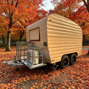 Customized Storage Rack Food Truck Unique <b>Shelf</b> <b>Unit</b> Mobile <b>Kitchen</b> Trailer - Product Image 6