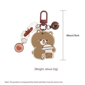 2025 Hợp Thời Trang Tùy Chỉnh Rõ Ràng Nhựa Epoxy Acrylic Keychain Nhà Máy Trực Tiếp Phim Hoạt Hình Shaker Thiết Kế Điện Thoại Túi Quyến Rũ Và Keyring - Product Image 3